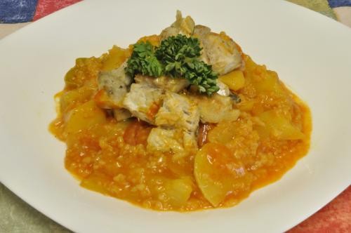 Jak uvařit rybí džuveč ? Snadné recept, připravený za 30 - 45 minut